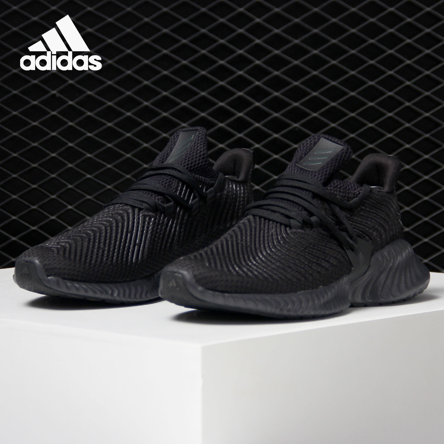 Adidas/阿迪达斯官方正品 ALPHABOUNCE 男女运动跑步鞋 D97320