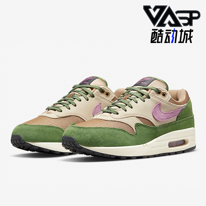 Nike/耐克正品Air Max 1男女低帮气垫拼接运动跑步鞋DR9773-300