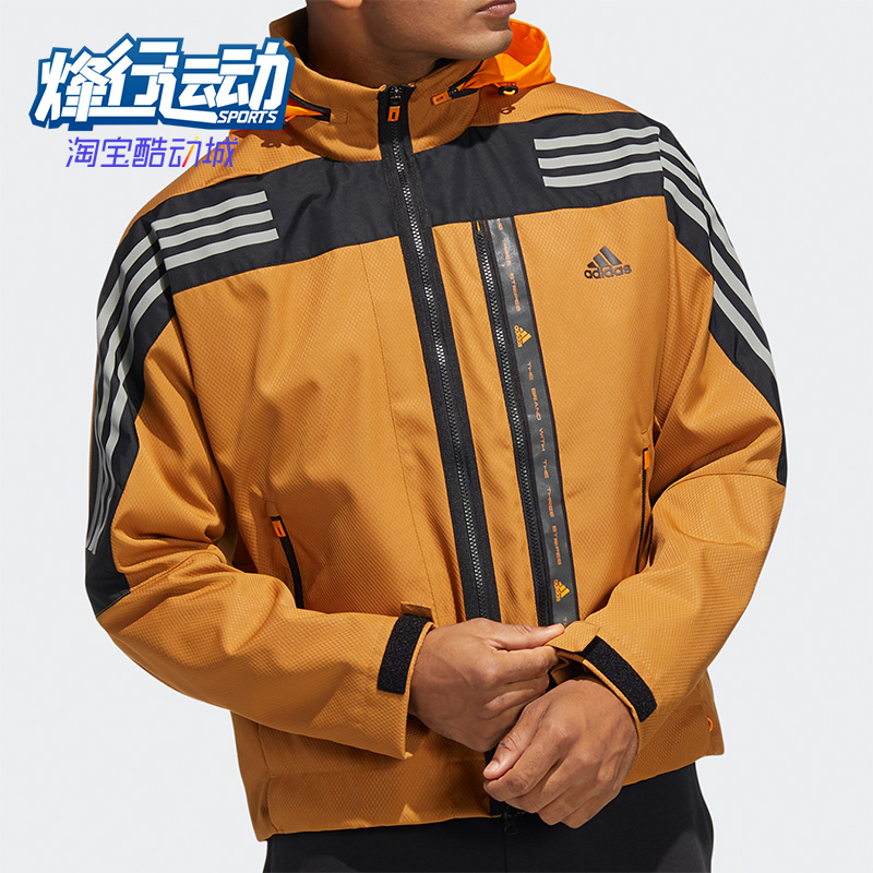 阿迪达斯正品男子连帽夹克外套
