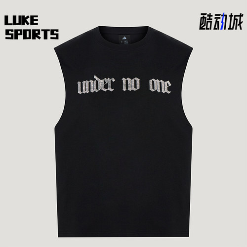 Adidas/阿迪达斯正品男士经典透气篮球运动无袖背心T恤LJ7241