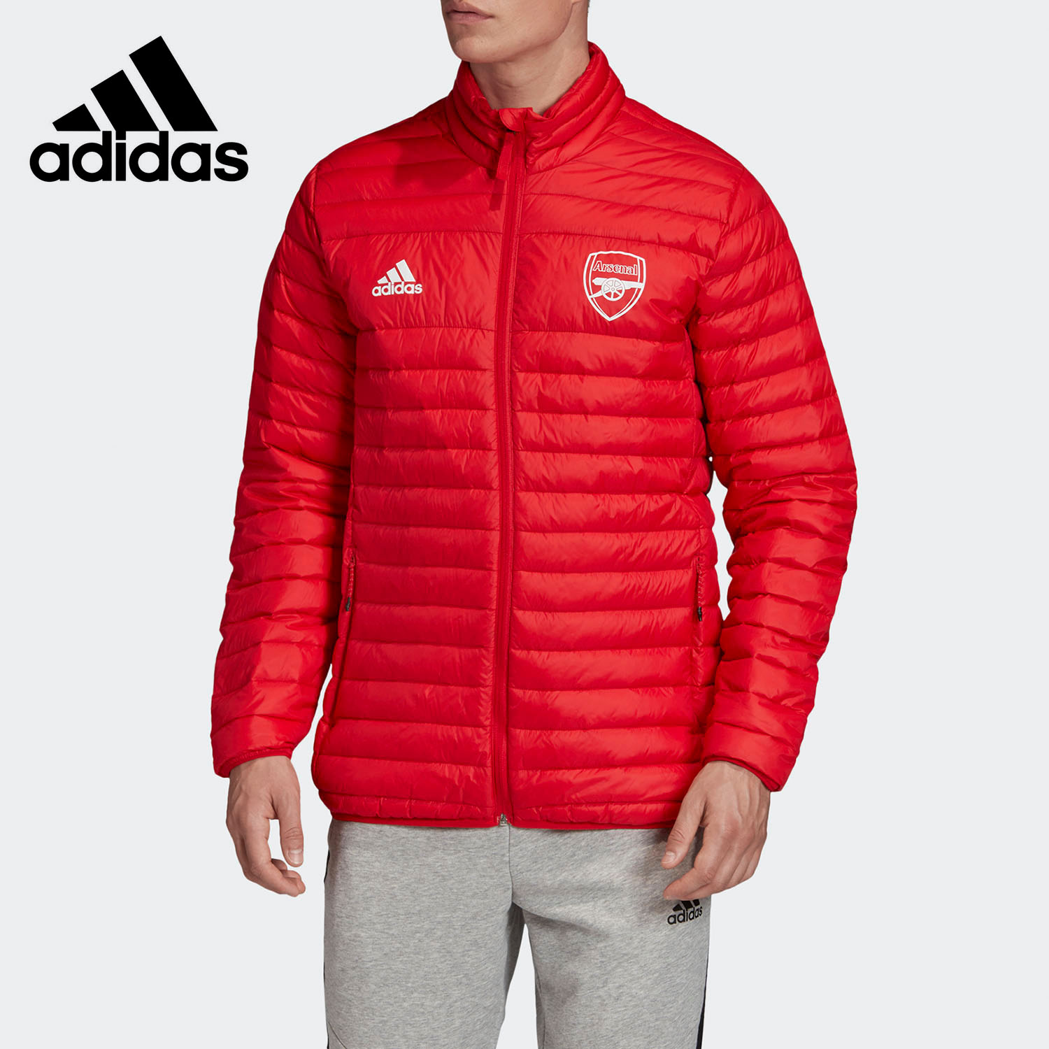 Adidas/阿迪达斯正品冬季男子阿森纳足球运动训练羽绒服FQ4110