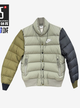 Nike/耐克正品新款男女浅灰绿色保暖休闲经典羽绒服IB4499-053