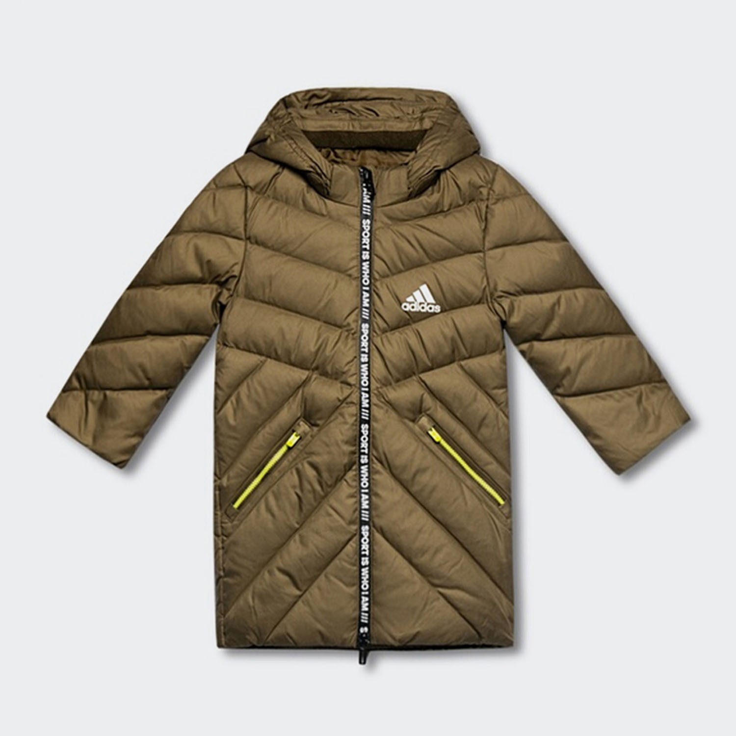 Adidas/阿迪达斯正品 羽绒服男女童长款保暖羽绒外冬季 BQ0360