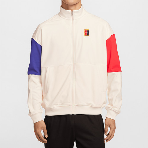 Nike/耐克正品Court Heritage男士薄绒经典网球外套FZ6926-110