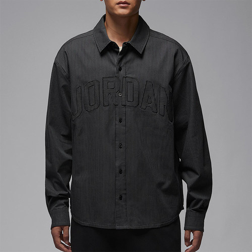 Nike/耐克正品Flight男士运动梭织宽松翻领休闲衬衫IB0318-011