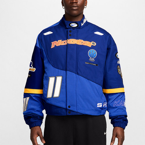 Nike/耐克正品2025秋季款男士耐穿运动赛车印花外套FD2195-455