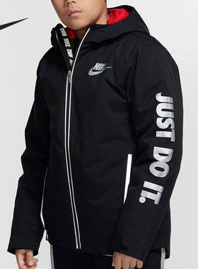 Nike/耐克正品新款保暖棉服大童秋冬宝宝儿童棉服外套 DB6986