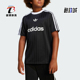 Adidas JC7309 运动透气短袖 阿迪达斯正品 三叶草大童宽松休闲经典