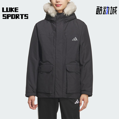 Adidas/阿迪达斯正品V PARKA DOWN男士运动拒水保暖羽绒服KQ5509