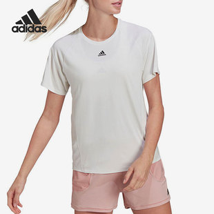 新款 Adidas 當季 休閑女子運動短袖 阿迪達斯官方正品 T恤HI3968