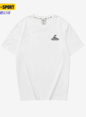 Skechers/斯凯奇正品夏季新款男女趣味运动休闲短袖T恤 L122U235