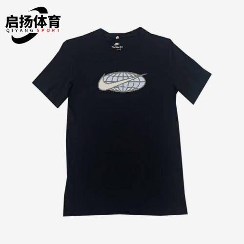 Nike/耐克正品Logo印花短袖T恤新款男黑色经典短袖T恤HF0459-010