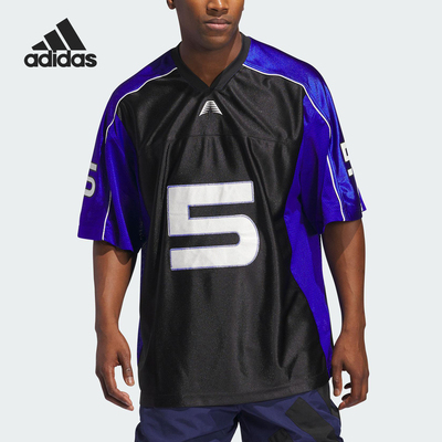 Adidas/阿迪达斯官方正品新款男士拼接运动训练篮球短袖JC7849