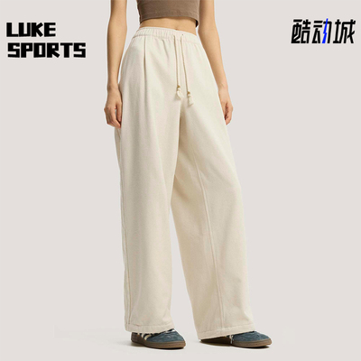 Adidas/阿迪达斯正品三叶草女士日常针织直筒运动耐穿长裤KT3138