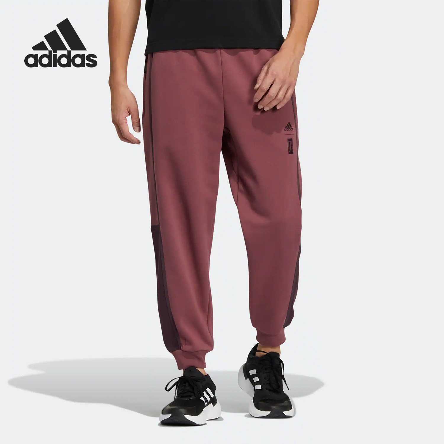 阿迪达斯正品男子九分裤