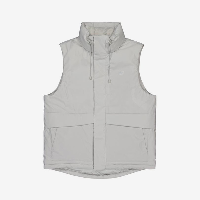 New Balance/NB正品冬季新款男子保暖立领羽绒马甲NJD45021-GR