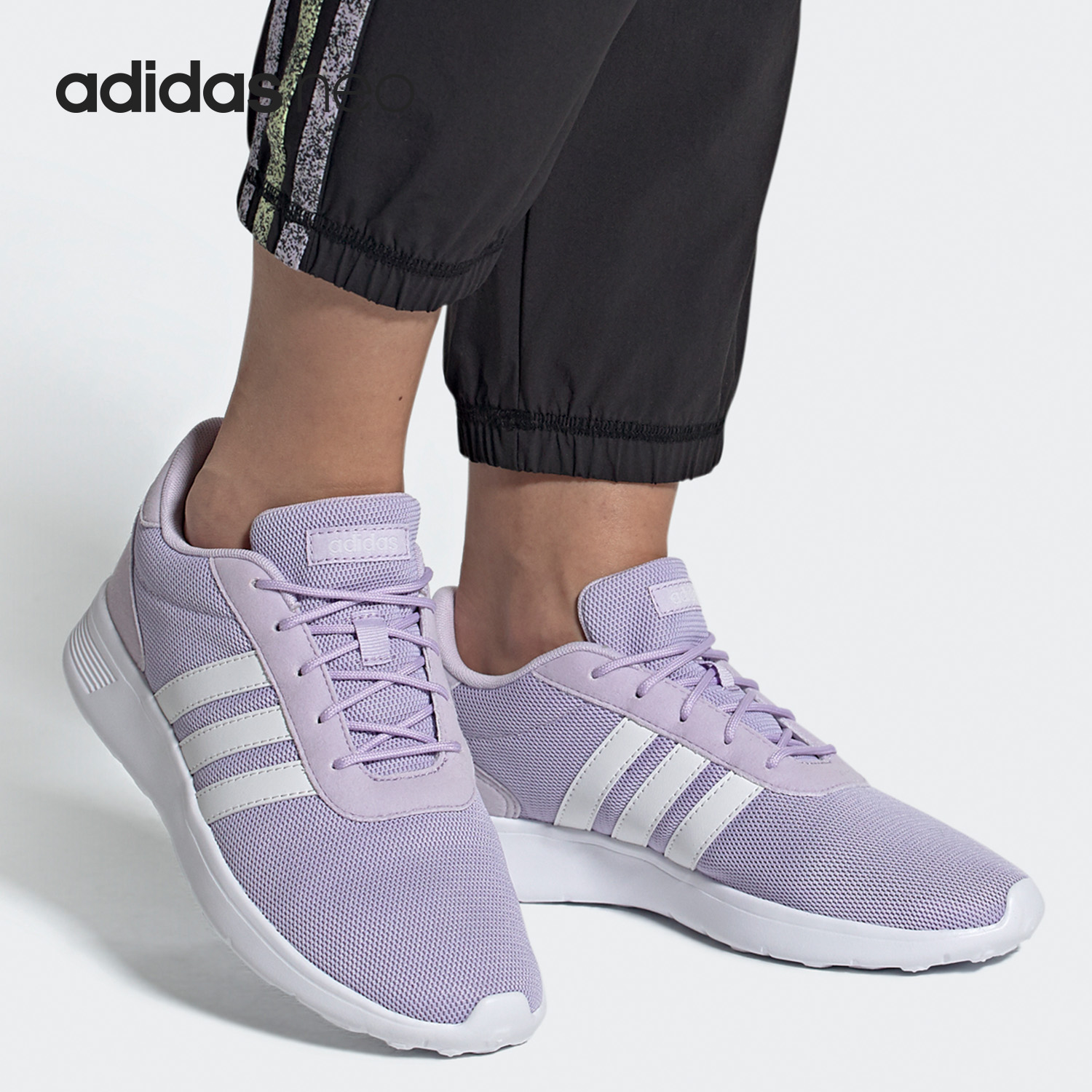 Adidas/阿迪达斯官方正品 NEO 男女同款透气耐磨休闲运动鞋FX0095