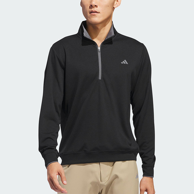 Adidas/阿迪达斯正品舒适春季款男士立领运动长袖上衣IU4514