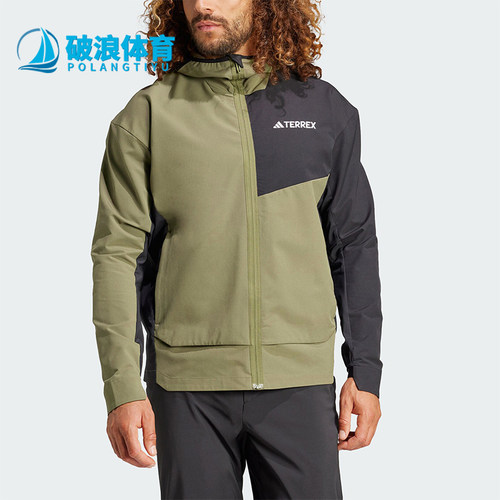 阿迪达斯男士运动宽松外套