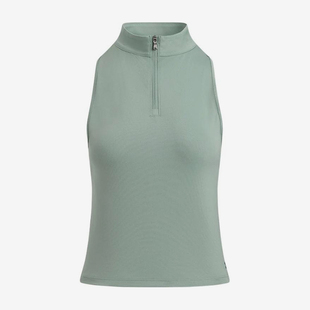 Elite女子速干训练立领背心T恤1389874 Vanish 348 安德玛正品