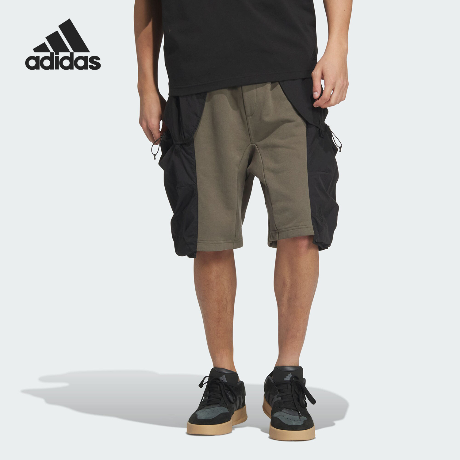 Adidas/阿迪达斯正品新款运动男士工装梭织透气短裤JI9893