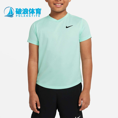 耐克大童网球透气运动短袖