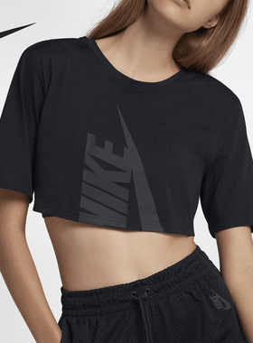 Nike/耐克正品Lab Collection女士短款宽松短袖T恤AJ2135-010