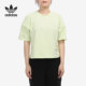 女子运动休闲短袖 三叶草夏季 圆领T恤H39036 阿迪达斯正品 Adidas