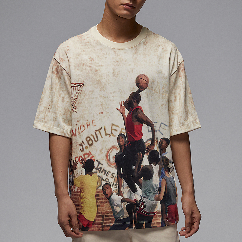 Nike/耐克正品新款2025夏季JORDAN男士运动训练短袖HJ2363-133
