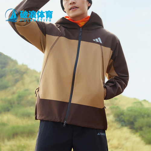 Adidas/阿迪达斯正品TEREXTEREXMULTITECHJACKE经典冲锋衣KX4658