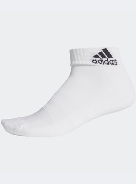 Adidas/阿迪达斯正品CUSH ANK 1PP 男女运动中筒袜（1对）DZ9367
