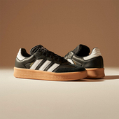 阿迪达斯正品 SAMBA XLG男女款 Adidas 厚底低帮休闲鞋 IE1379