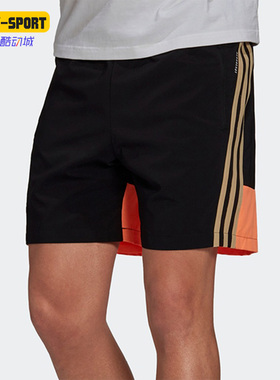 Adidas/阿迪达斯正品夏季新款男子户外运动训练短裤GL5676