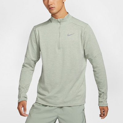 耐克男士半拉链宽松立领训练T恤