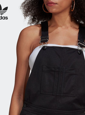 Adidas/阿迪达斯正品三叶草 DUNGAREE 女子休闲运动长裤 GN4261