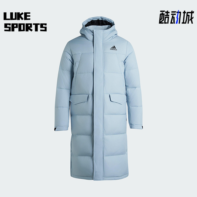 Adidas/阿迪达斯正品V L DOWN PARKA男士长款保暖羽绒服KF6747