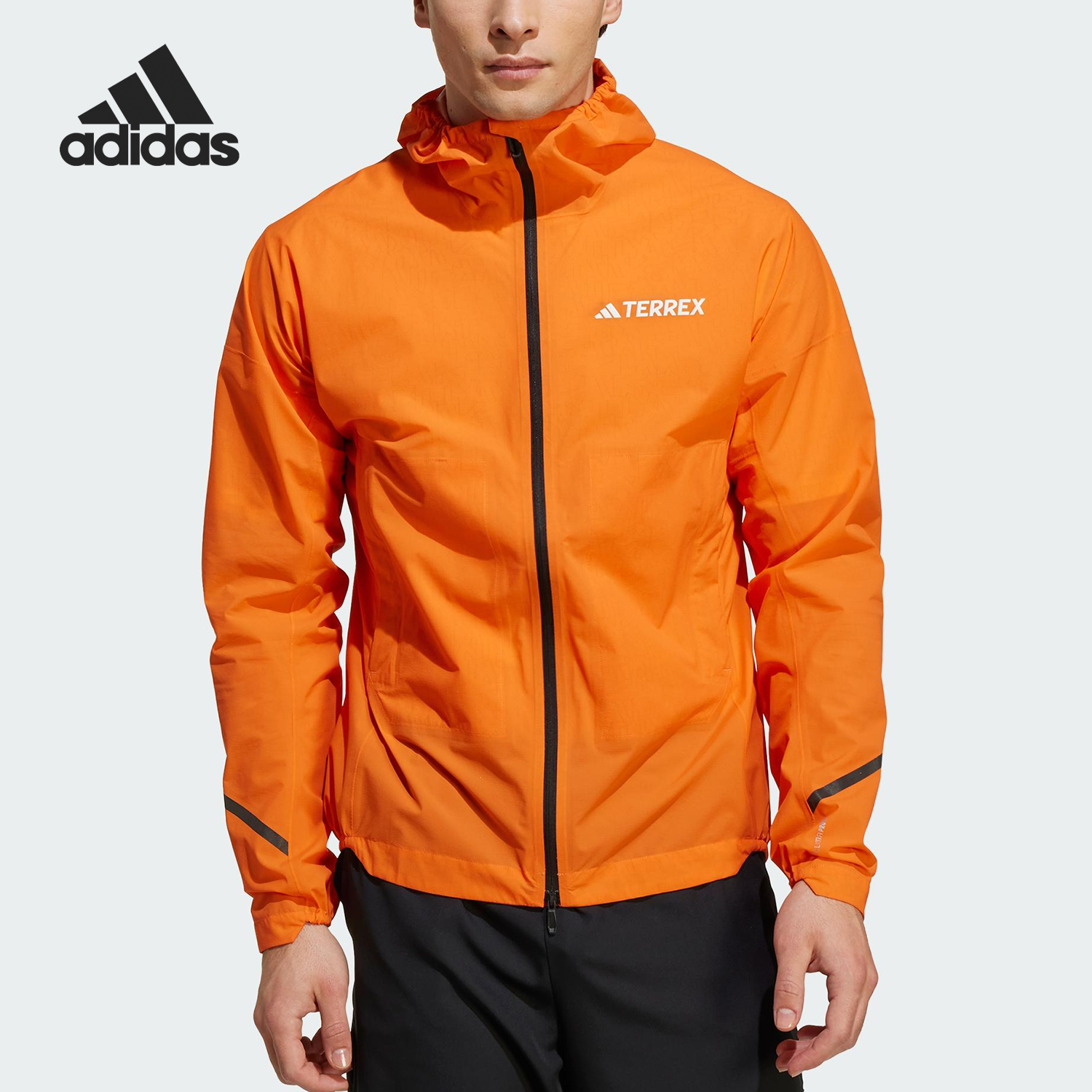 Adidas/阿迪达斯正品JACKET男士户外宽松运动冲锋衣KA5873