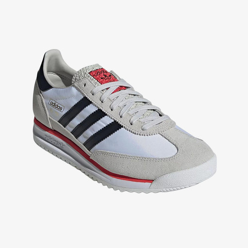 Adidas/阿迪达斯正品SL72男低帮网面拼接麂皮运动鞋JS0746