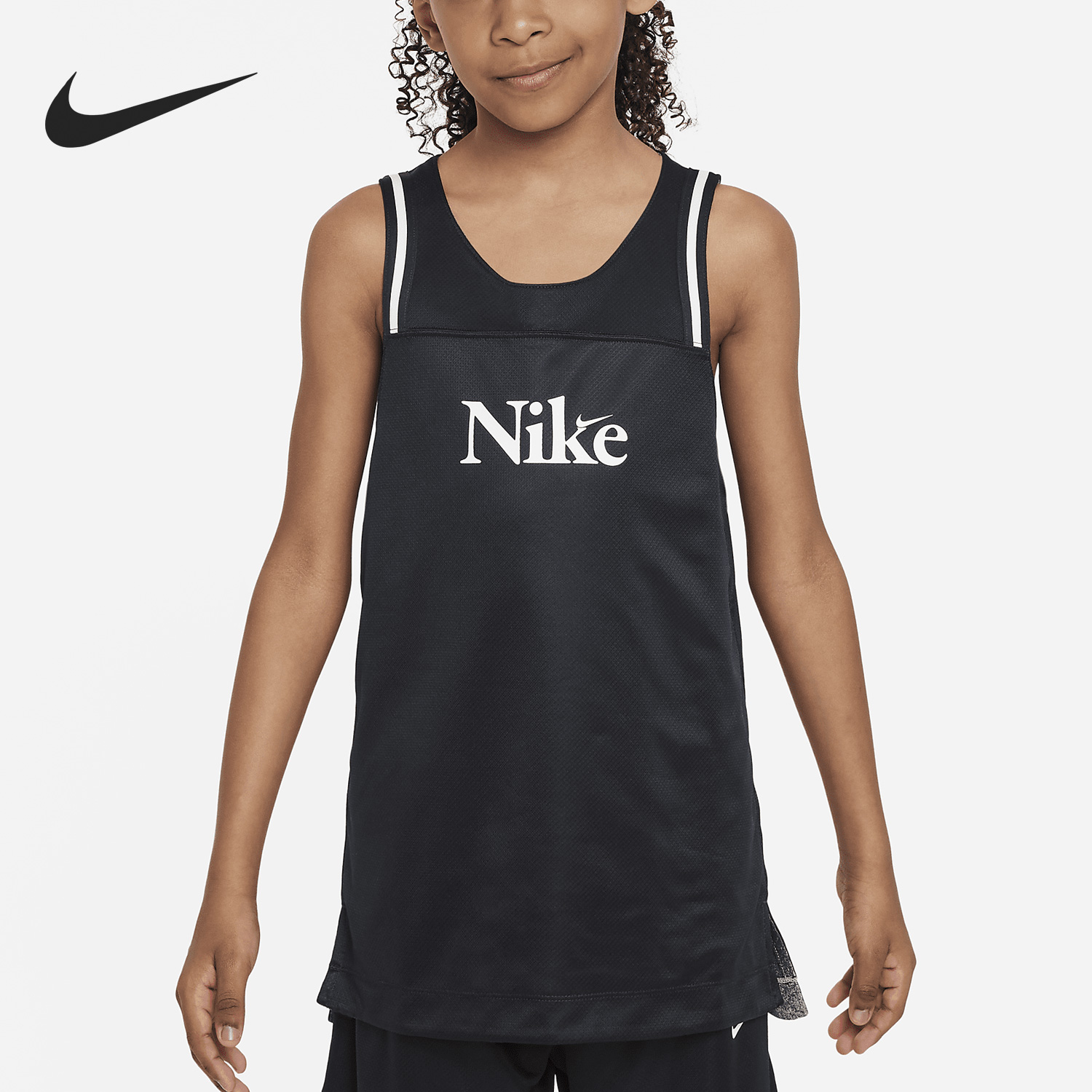 Nike/耐克正品新款大童时尚双面穿篮球短袖T恤FD4010-010