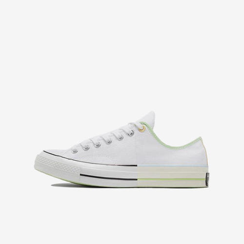 Converse匡威 春季女款1970s解构鸳鸯拼接牛油果帆布鞋171181C