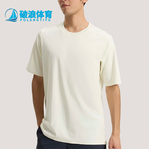 Adidas/阿迪达斯正品COTTON T-SHIRT男士运动经典短袖T恤KG0825
