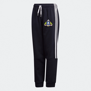 Adidas/阿迪达斯正品CLEOFUS联名儿童装秋季训练运动裤子GP5937
