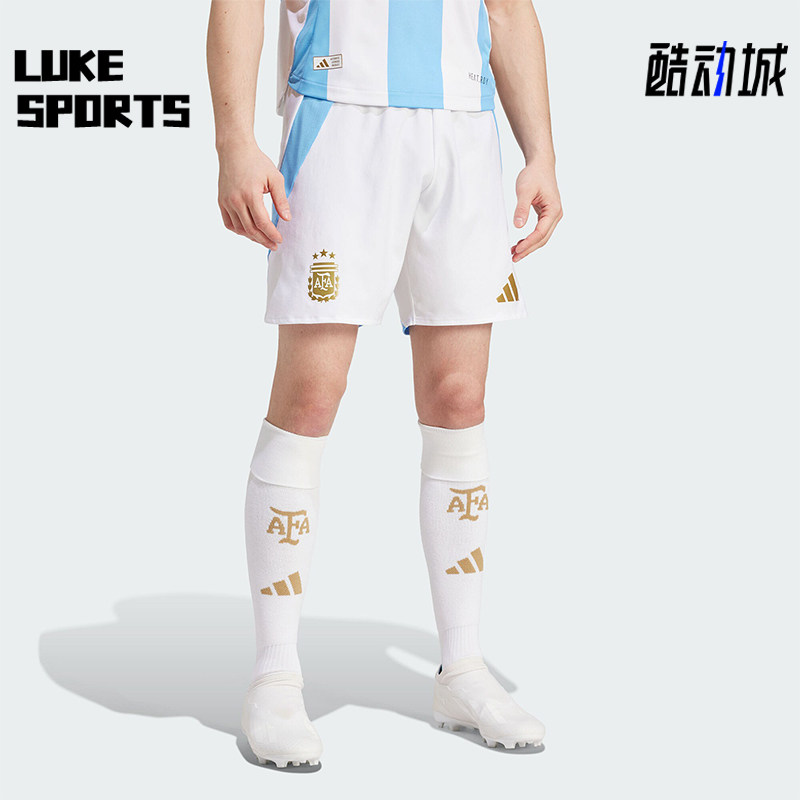 Adidas/阿迪达斯正品阿根廷主场球员版男士足球短裤IN6928