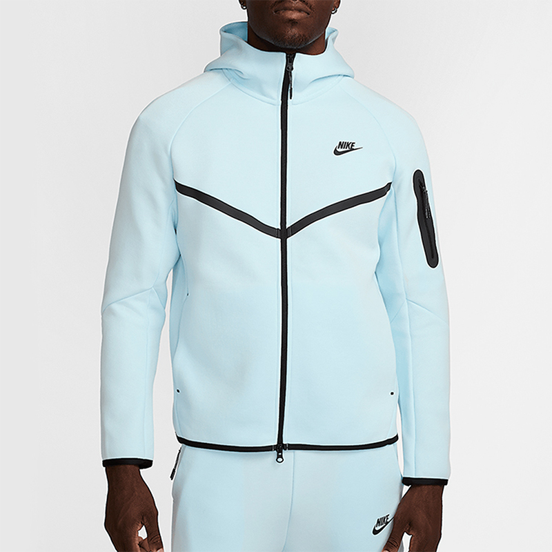 Nike/耐克正品Tech Windrunner男士连帽针织拼接外套HV0949-474