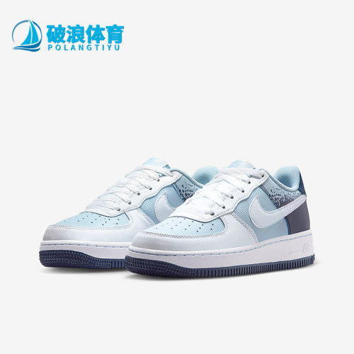 Nike/耐克正品Air Force 1 GS女子大童透气经典板鞋IB7686-400