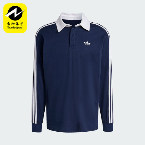 Adidas/阿迪达斯正品三叶草男士耐穿套头休闲运动POLO衫KE3574