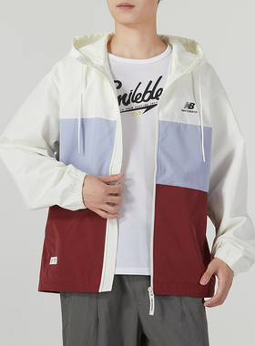 New Balance/NB正品新款情侣复古连帽运动夹克外套5AD38011-IV