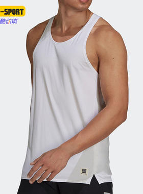 Adidas/阿迪达斯正品ADIZERO SINGLET男子跑步运动背心GT3050