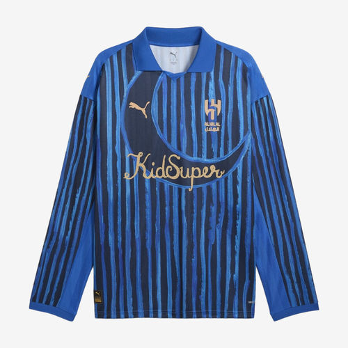 Puma彪马正品KIDSUPER AHSFC男长袖柔软轻便舒适衬衫606849-14