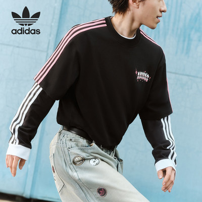 Adidas/阿迪达斯官方正品三叶草男女休闲柔软舒适短袖T恤KT6375